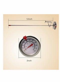 KASTWAVE Deep Fry Thermometer with Instant Read, Dial Thermometer, 12 Inch Stainless Steel Stem Meat Cooking Thermometer, Best for Turkey BBQ, Tall pots, Beef, Lamb, Meat, Food Cooking  - Image 4