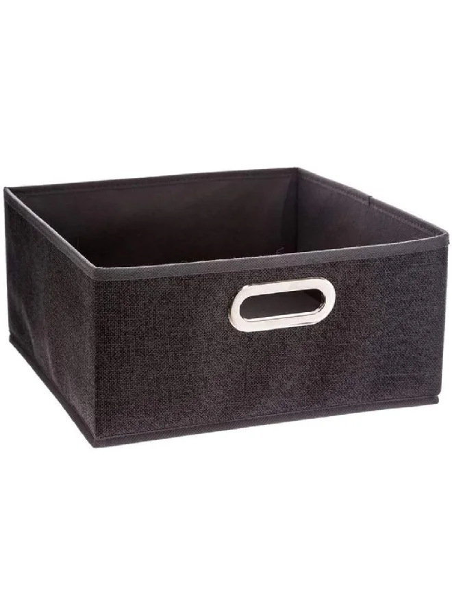 Five Simply Smart Polypropylene and Metal Foldable Storage Box Charcoal Grey 31 x 15 cm 138886D
