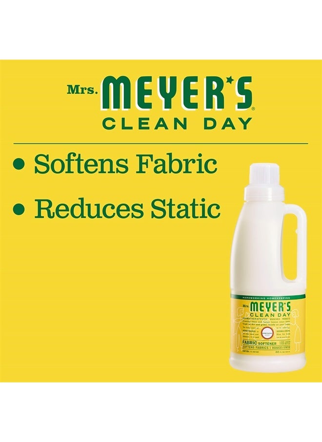 Mrs. Meyer's Clean Day Liquid Fabric Softener, Infused with Essential Oils, Paraben Free, Honeysuckle, 32 oz (32 Loads)  - Image 5