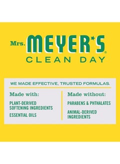 Mrs. Meyer's Clean Day Liquid Fabric Softener, Infused with Essential Oils, Paraben Free, Honeysuckle, 32 oz (32 Loads)  - Image 4