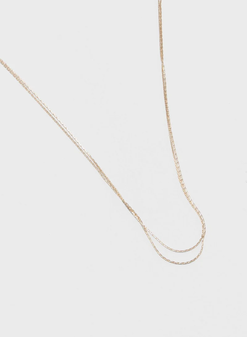FOREVER 21 Fringe Tassel Necklace