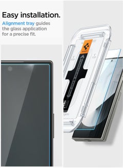 Spigen GLAStR EZ-Fit Samsung Galaxy Z Fold 6 Screen Protector Tempered Glass for Front Screen - [2 PACK]  - Image 3