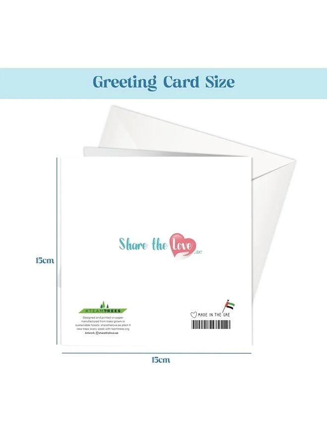 Share the Love Congratulations on the birth of your Baby Boy Foil Card