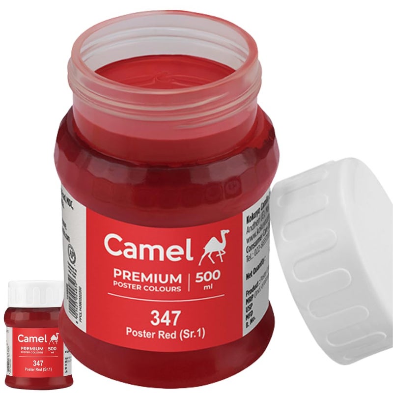 Camlin Doon Sales - Camlin Kokoyu Student Poster Colours (Poster Red) 500ml - Image 4