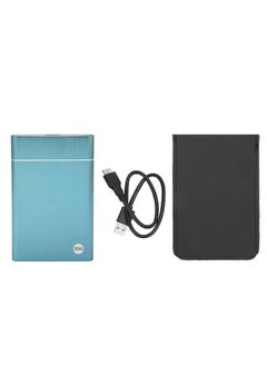 Thoraya 2.5 Inch Portable Metal External Hard Drive USB3.0 High Speed Read and Write Ultra-thin External Hard Drive for PC/Mac/Laptop/PS5/Xbox One Blue 1TB  - Image 1