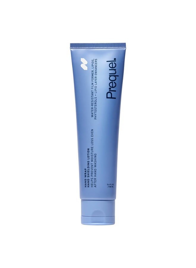 Prequel Skin Hand Wrap, Hand Cream for Dry Cracked Hands. Deep Nourishing Moisturizing Formula. Non-Greasy Balm for Women and Men. Unscented Skincare with Moisture Lock Formula. 3.4oz - Image 1