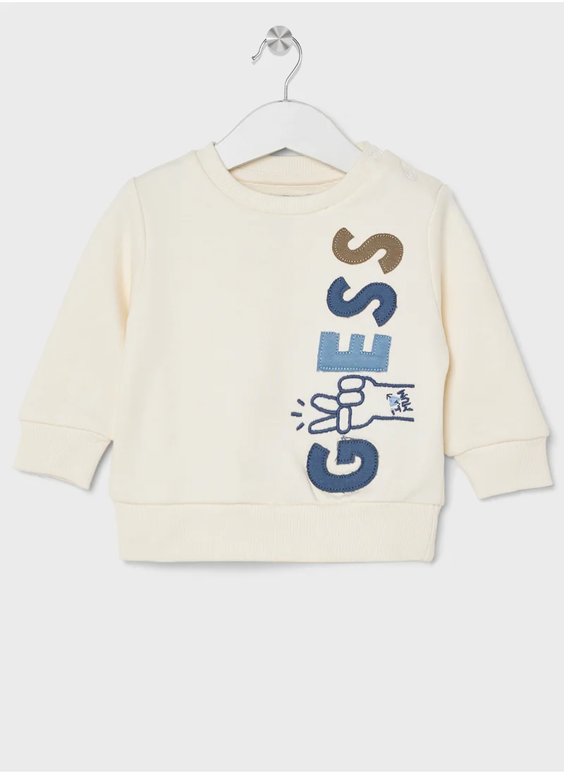 جس Kids Logo Detail T-Shirt Sets