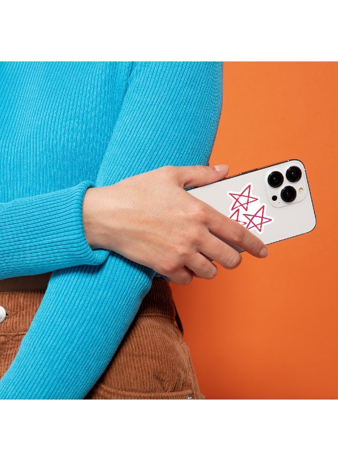 50PCS Gleaming Stickers for Valentine Day Love Heart Themed Sticker with Irresistibly Romantic DIY and Declaration for Laptop Water Bottle and Scrapbook Sturdy Enchantingly Sparkling - Image 5