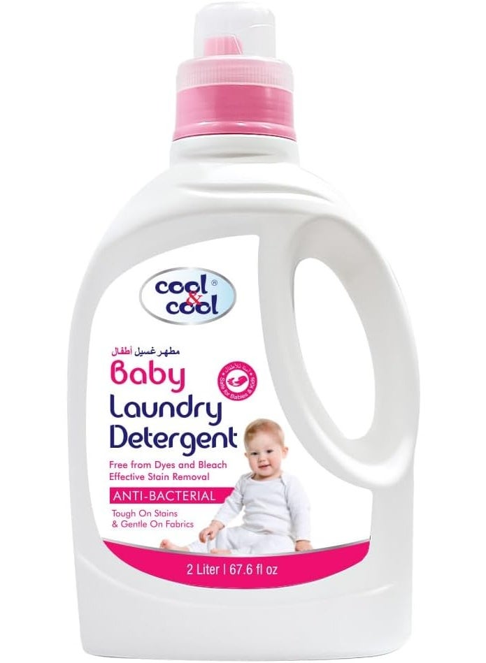 Cool & Cool Anti Bacterial Baby Laundry Detergent 2 L - Image 1