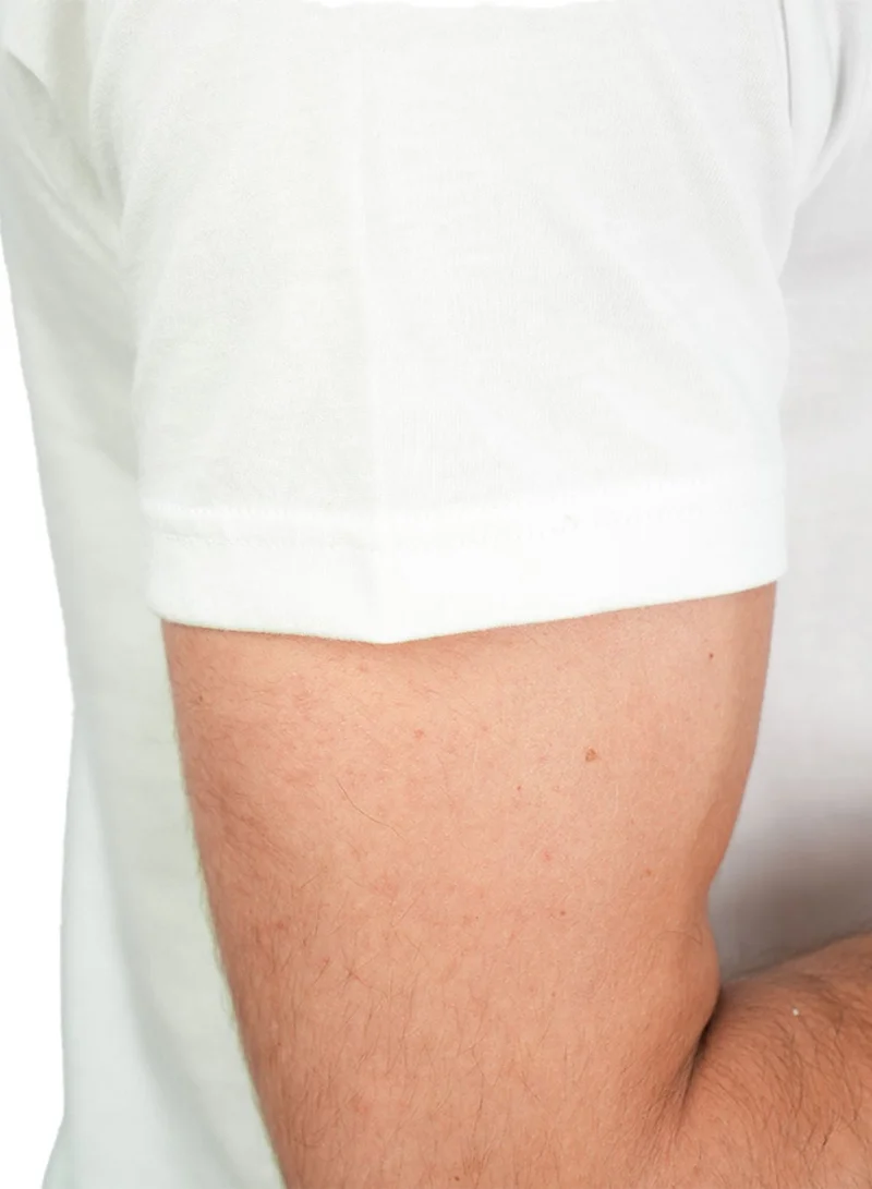 GIORDANO  Men’s Slim Cotton Crew Neck WWS Print Tee for Men | Best Price UAE