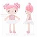 Gloveleya Baby Girl Gifts Rag Doll Soft Plush Candy Girl Pink 15 with Gift Bag - Image 3