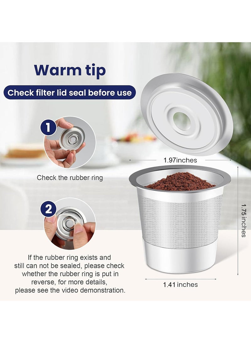 general Reusable Stainless Steel K-Cup Coffee Cartridge Kuerig 1.0 Coffee Maker Filter Compatible Coffee Capsules - Image 2