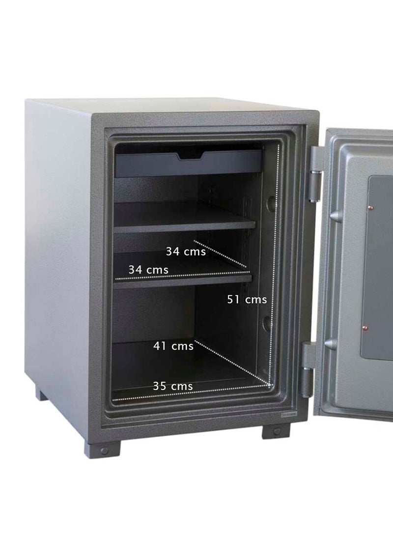 Mahmayi Mahmayi Secure 105 Fire Safe with Dial and Key 127Kgs  - Image 3