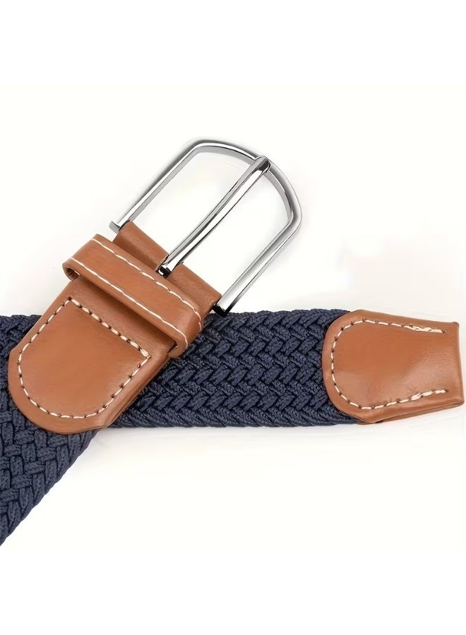 Goolsky Unisex Braided Elastic Golf Belt - Breathable Design, Adjustable Metal Buckle for Men & Women, Casual & Sporty Style for Golf, Beach, Parties, Weddings, Daily Wear, Sports Accessory, Versatile Fashion Accessory, Durable Sportswear - Image 2