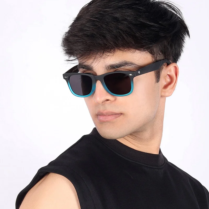 Woggles Ocean depths polarized wayfarer sunglasses