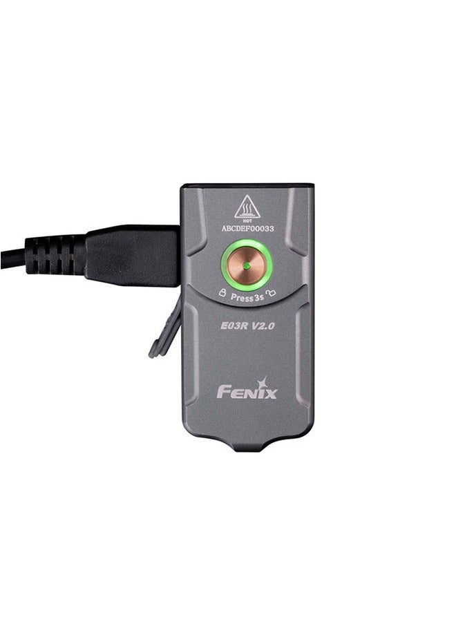 فينيكس كشاف PD36R PRO مع كشاف ميدالية هدية E03R V2 رمادي - Image 4