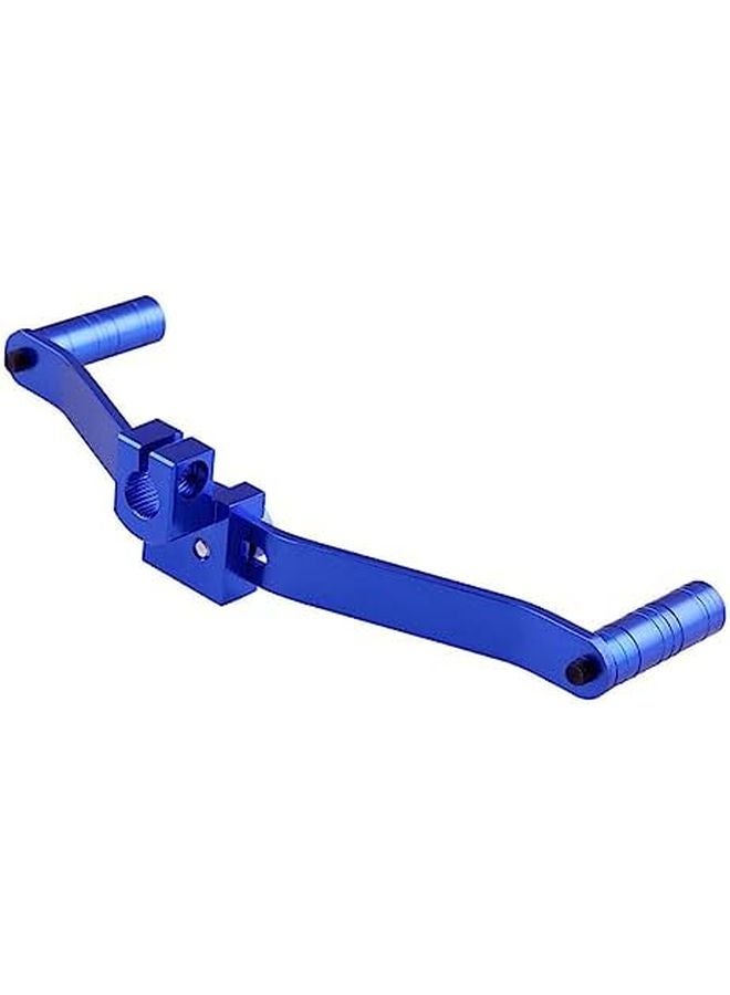 Blue Aluminum Alloy Dual Head Gear Lever Footrest Shifter for Motorcycles - Image 2