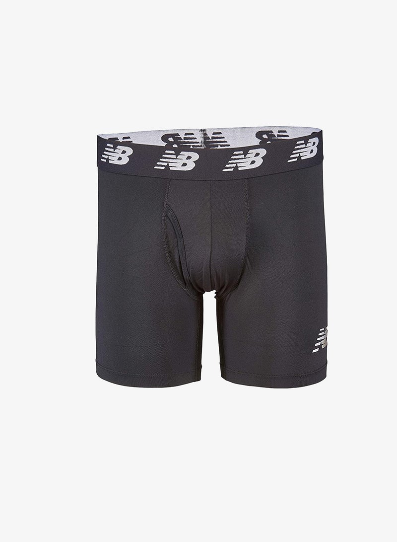 نيو بالانس ٣ قطع بوكسر بريف فاخرة ٦ بوصة بفتحة - Image 2