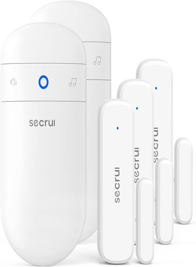 SECRUI Door Chime with Adjustable Volume -Wireless Entry Alert with 52 Chimes - 500ft Rage Door Open Sensor Alarm for Home/Business/Office/Store - Easy Installation - LED Indicators - Image 1