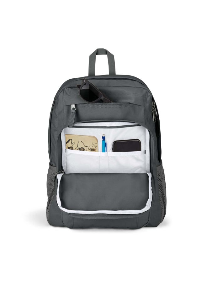 JANSPORT Union Pack Zipper Closure Padded Shoulder Straps Backpack Graphite Grey 42 x 32 x 14 cm EK0A5BAJN601 - Image 4