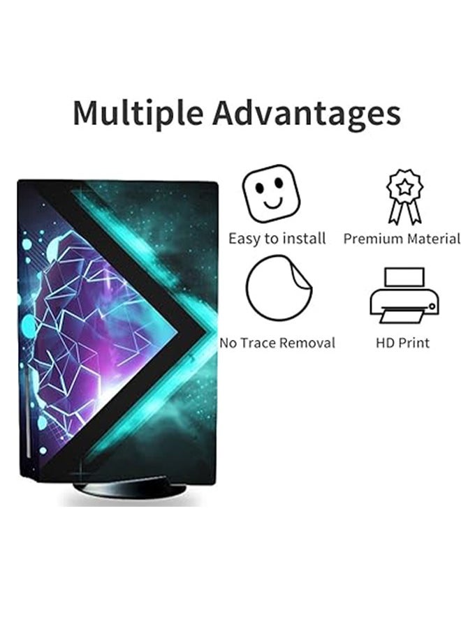 Colorskin Sony PS5 Disc Edition Console and Controller Accessories Cover Skins Controller Skin Gift Skins for PS5 Vinyl Decal Cover for Playstation 5 Controller Console Full Set PS5 Sparkling Diamonds  - Image 2