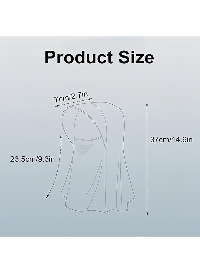 GNAFOTU Unisex Sunscreen Mask with Hat-Brim, Breathable Ice Silk Face Cover, UV Protection for Summer Outdoor Sport, Grey - Image 4