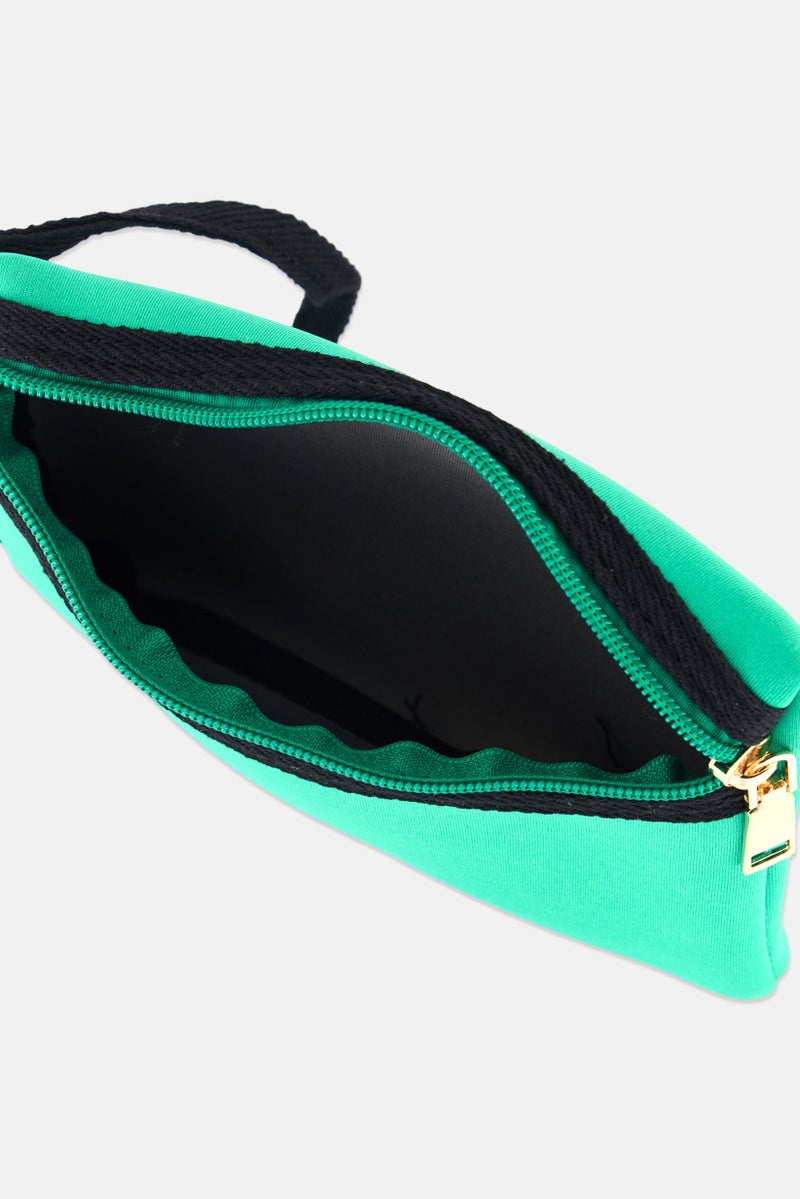 Urban Expressions Women Plain Tote Bag 31 H x 36 L x 14 W cm, Green - Image 3