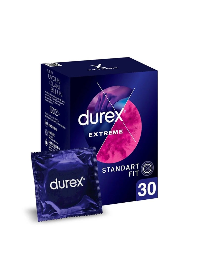 Durex Extreme 30 Count Condom  Latex