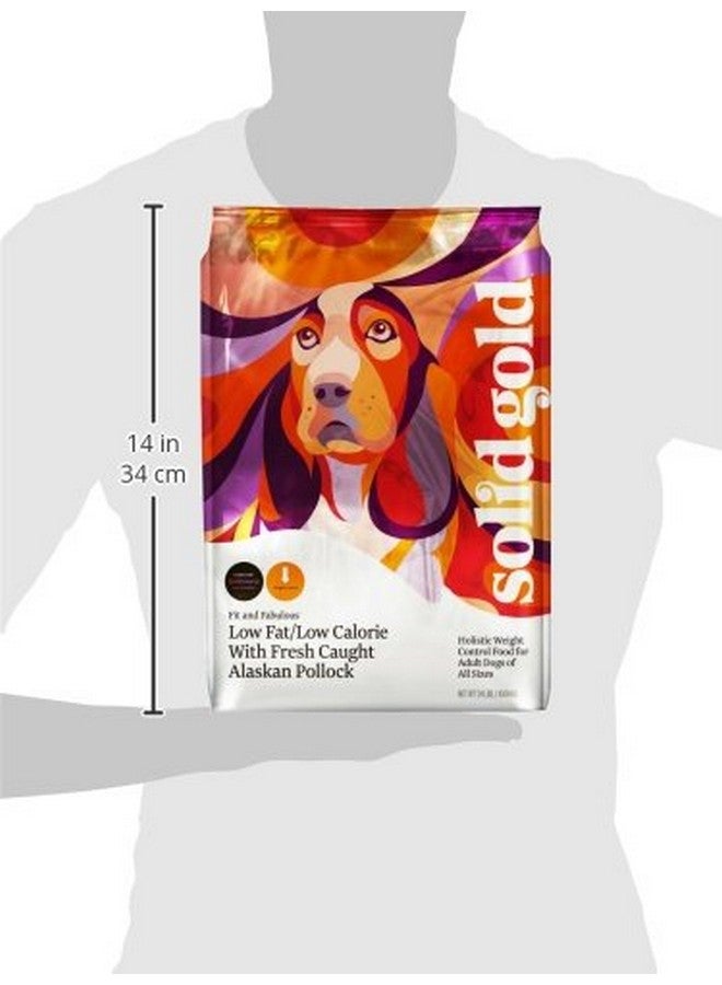Solid Gold Dry Dog Food for Adult & Senior Dogs - Made with Real Pollock, Probioitcs, & Omega 3 Fish - Whole Grain Dry Dog Food for Weight Management & Better Digestion - 4 LB - Image 3
