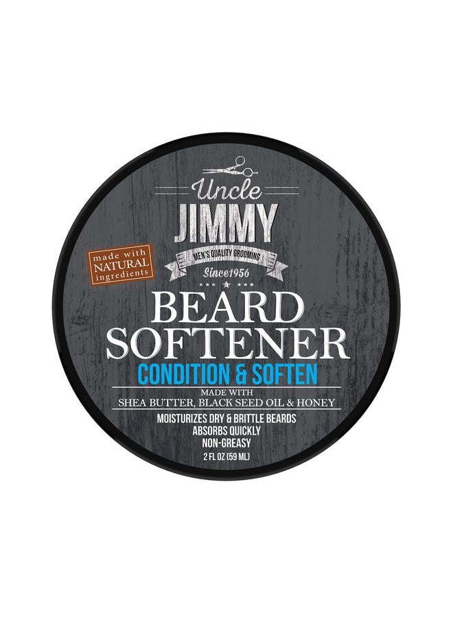 uncle jimmy Ncle Jimmy Beard Softener Conditioning Balm For Men ; Hydrates Smooths Adds Shine & Tames Flyaway Hair ; Made With Shea Butter Honey 2 Fl Oz - Image 1