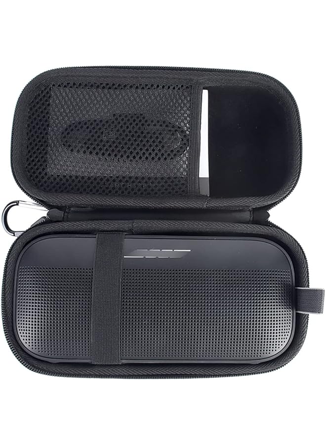 erorex Hard Eva Case For Bose Soundlink Flex Bluetooth Speaker Portable Travel Carrying Storage Bag Protective Cover Case Only Black - Image 1