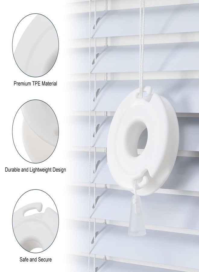 Lenink Blind Cord Winder, Window Blinds String Holder Cord Blind Safety (4 Pack, White) - Image 3