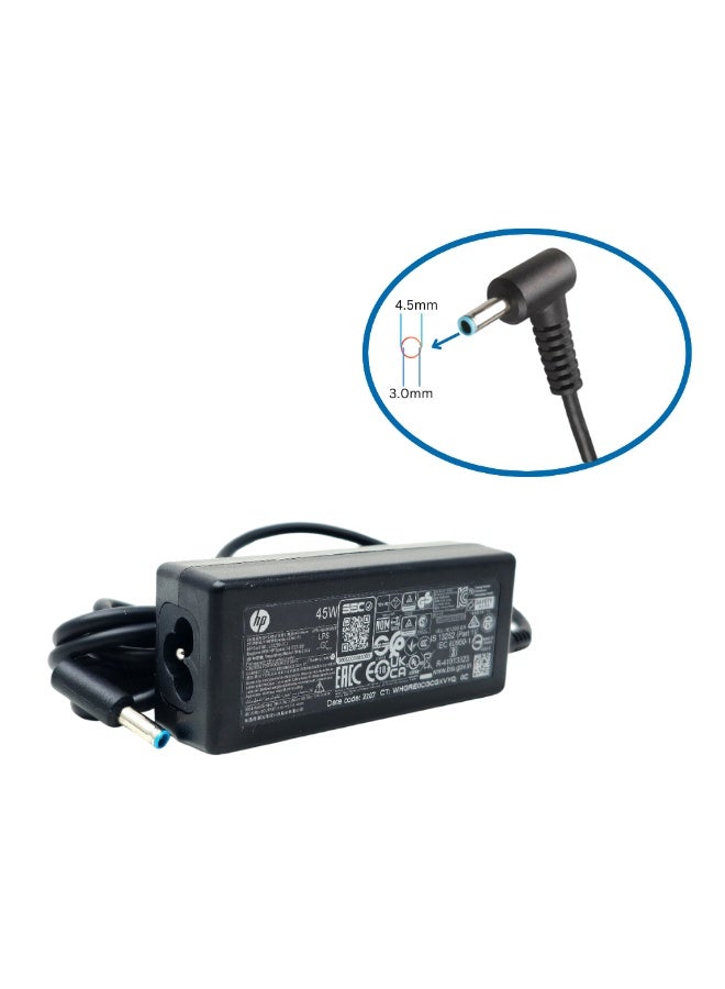 45W HP Laptop Charger for HP Laptop, 45W Power Supply 19.5V 3.33A Laptop Charger for HP Stream 11 13 14, Pavilion, Elitebook Folio, Spectre, Pavilion Touchsmart, Spectre Ultrabook(4.5mm x 3mm) - Image 2