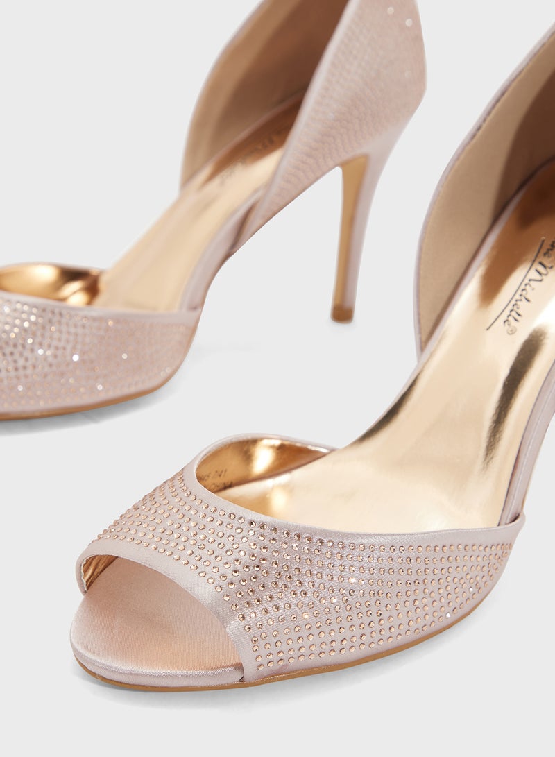 Ella Limited Edition Peep-Toe Occasion Pump  - Image 4