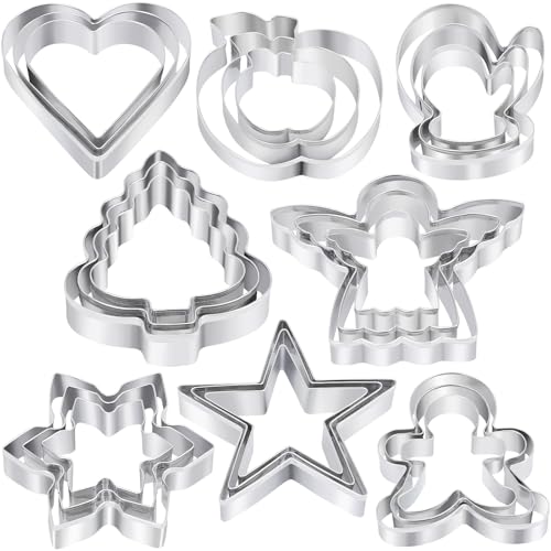 KULENAND 24 PCS Christmas cookie cutters Set - Image 5