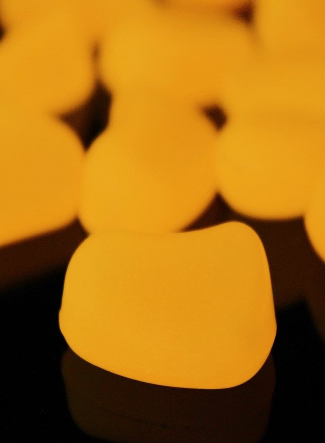 Shiny Stone 100pcs Glow in The Dark Fish Tank Aquarium Gravel,Rocks, Glowing Pebbles Luminous Stones for Aquarium Succulent Garden Gift Decoration, 305g/0.67lbs, 4/5''-1 1/2'' (Orange Red) - Image 4