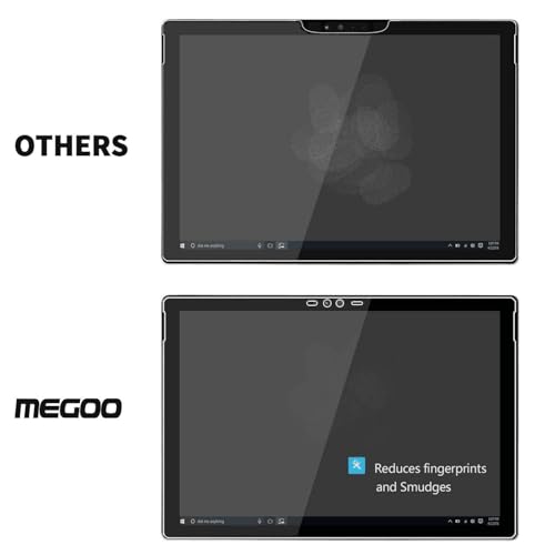 Megoo Screen Protector for Surface Book 2 13.5 inch, Tempered Glass/Easy installation/Scratch resistant, Compatible for Microsoft Surface Book 1/2 - Image 2