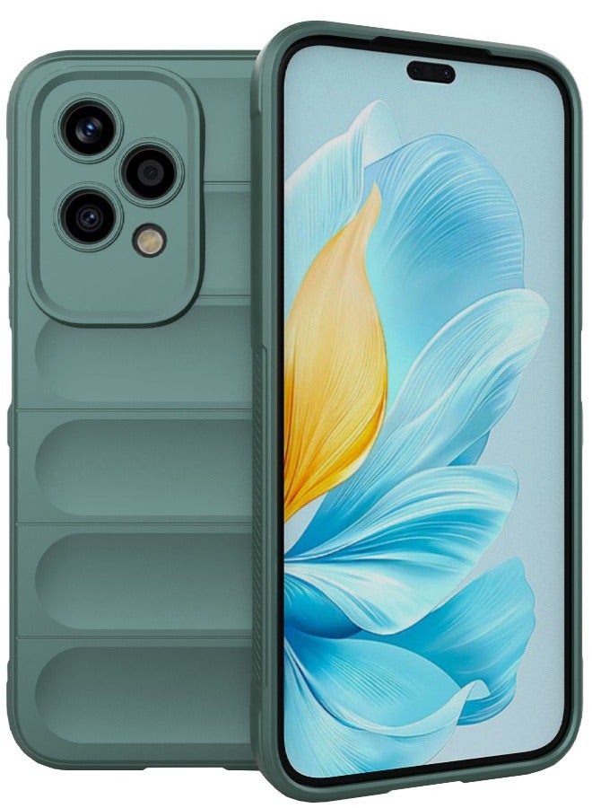 Honor 200 Lite Cover, Creative Soft Protective Case for Honor 200 Lite 5G, Anti-Drop and Shockproof Skin Feel Soft Case Cover for Honor 200 LITE 5G 6.7 inch, Green