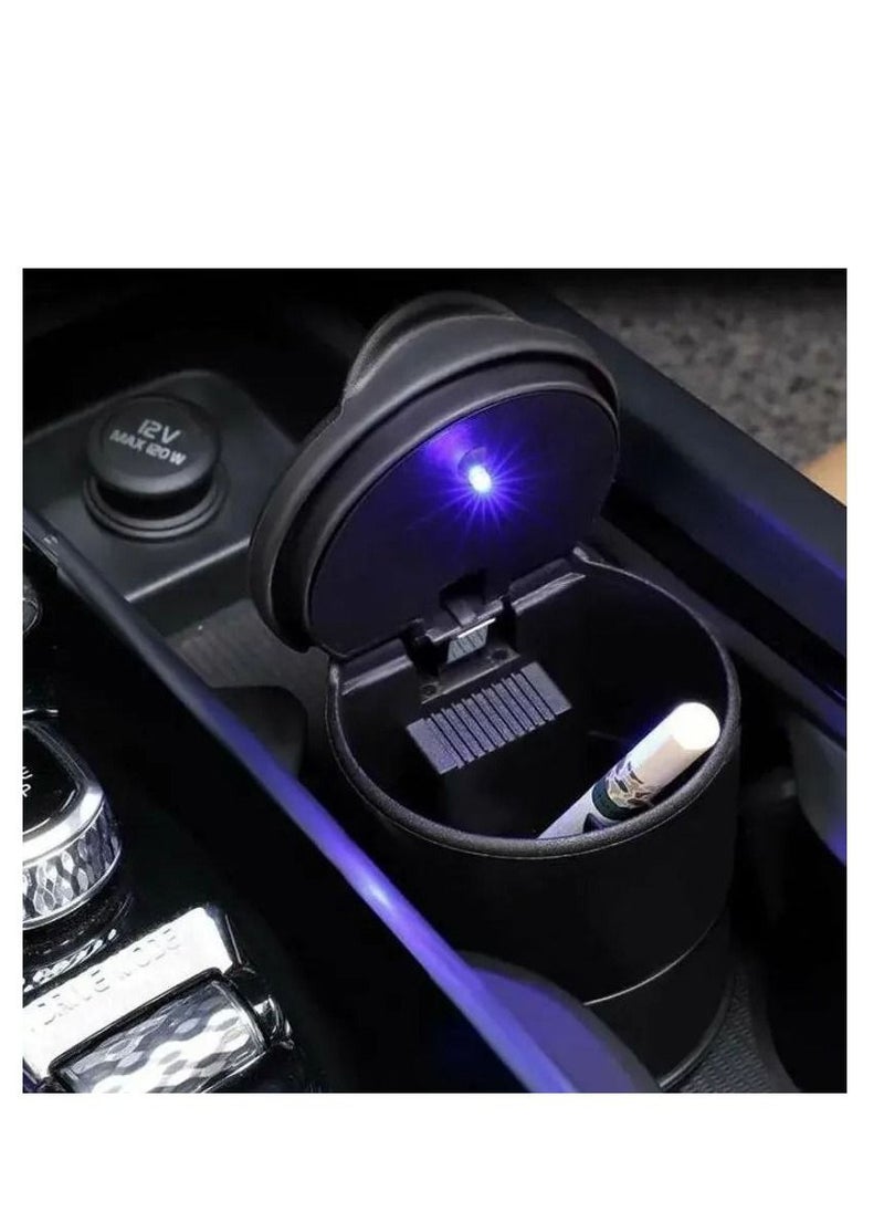 Generic Portable Ashtray, LED Lighted Ashtray Holder for Car, Truck, Office and Home  - Image 4