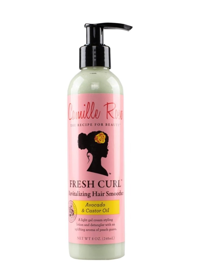 Camille Rose Camille Rose Fresh Curl Hair Styling Lotion and Detangler, with Avocado and Castor Oil, to Moisturize and Promote Hair Growth, for All Hair Types, 8 oz  - Image 1