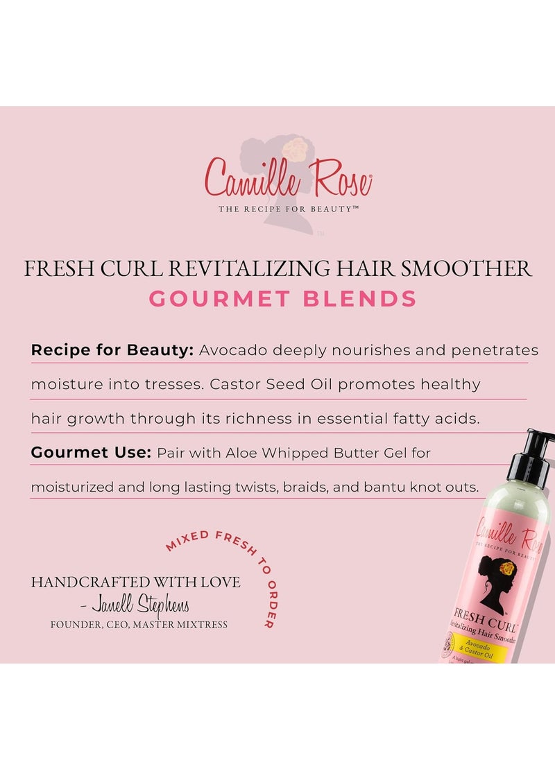 Camille Rose Camille Rose Fresh Curl Hair Styling Lotion and Detangler, with Avocado and Castor Oil, to Moisturize and Promote Hair Growth, for All Hair Types, 8 oz  - Image 3