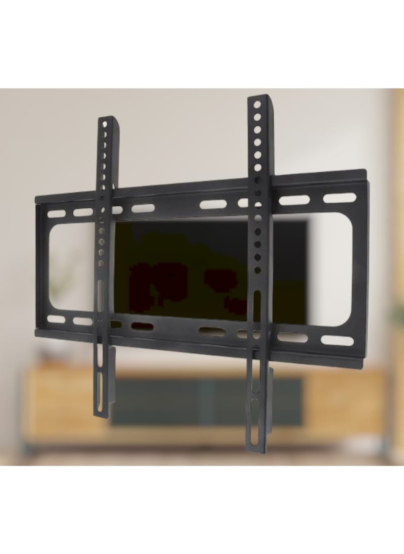 Generic - Universal Wall Mounted TV Mount Bracket For 24 To 60 Inch LCD LED Flat Screens Heavy Duty Adjustable Space Saving VESA Compatible Sturdy Streamlined Design , For Flat and curved TV'S Easy Installation - Image 1