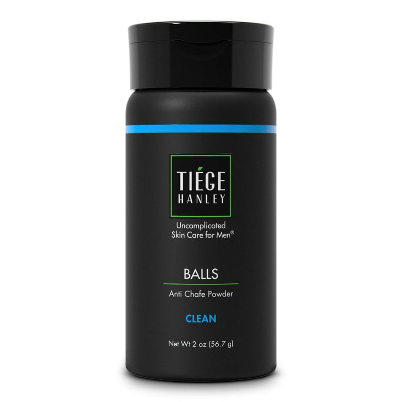 Tiege Hanley Anti Chafe Powder for Men, Cooling Body Powder Deodorant for Foot, Thigh and Groin, Fresh Moisture Control With Eucalyptus and Spearmint, Clean Scent, Menâ€™s Skin Care, 2 Oz - Image 1