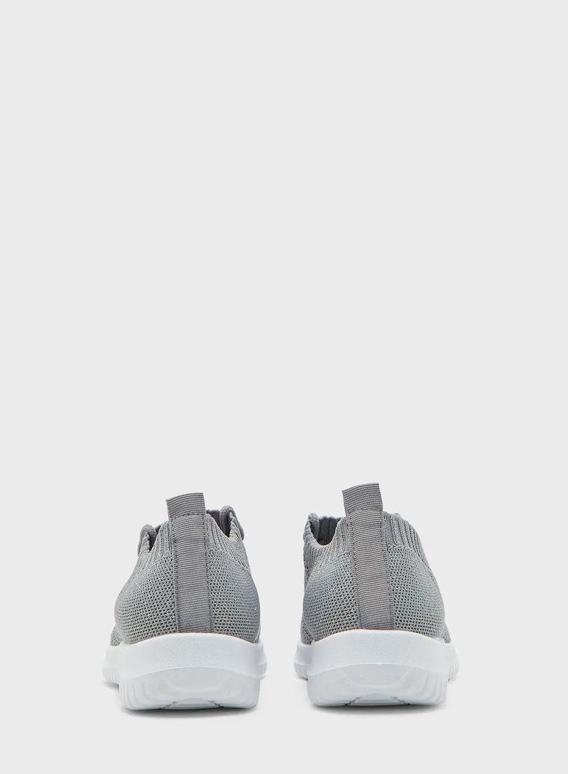 Ginger Knit Lace Up Comfort Sneakers