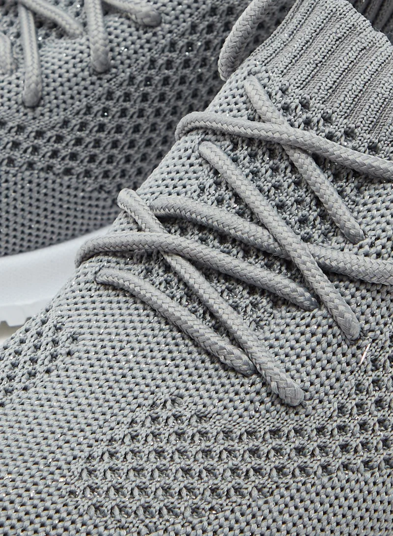 Ginger Knit Lace Up Comfort Sneakers