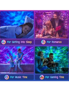 MIXDE Galaxy Projector, White Noise Night Light Projector for Bedroom, Bluetooth Music Ceiling Projector Room Lights, Remote Timer Galaxy Light Skyligh,Star Lights Projector for Kids Teen Girl Gifts  - Image 3