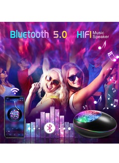 MIXDE Galaxy Projector, White Noise Night Light Projector for Bedroom, Bluetooth Music Ceiling Projector Room Lights, Remote Timer Galaxy Light Skyligh,Star Lights Projector for Kids Teen Girl Gifts  - Image 4