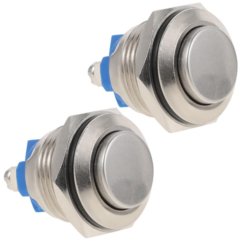LED Lighted Wired Doorbell Button Kit 2PCS Easy Install Replacement For Home Front Entrance - Image 2