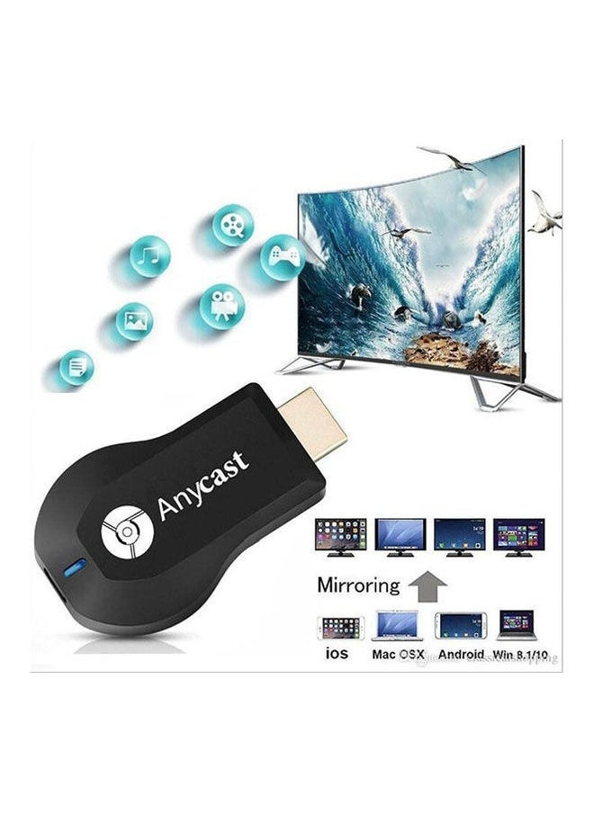 ماركة غير محددة دونجل HDMI لاسلكي M9 باللون الأسود أسود  - Image 1
