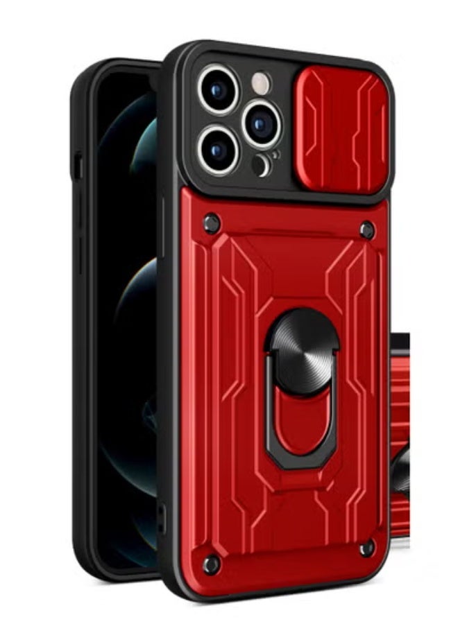 GULFLINK Back Cover Phone Protection Case For iPhone 15pro Bright Red